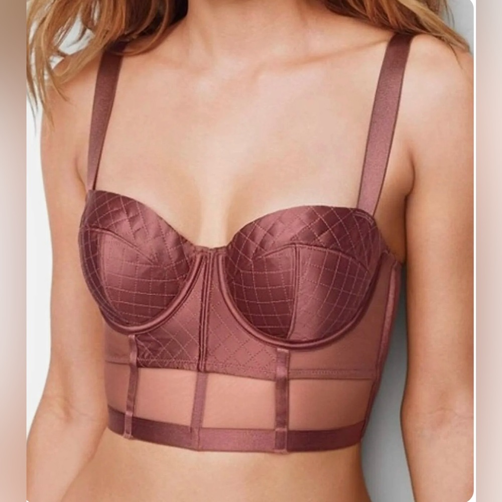 Victoria's Secret Brown Bustier Bra